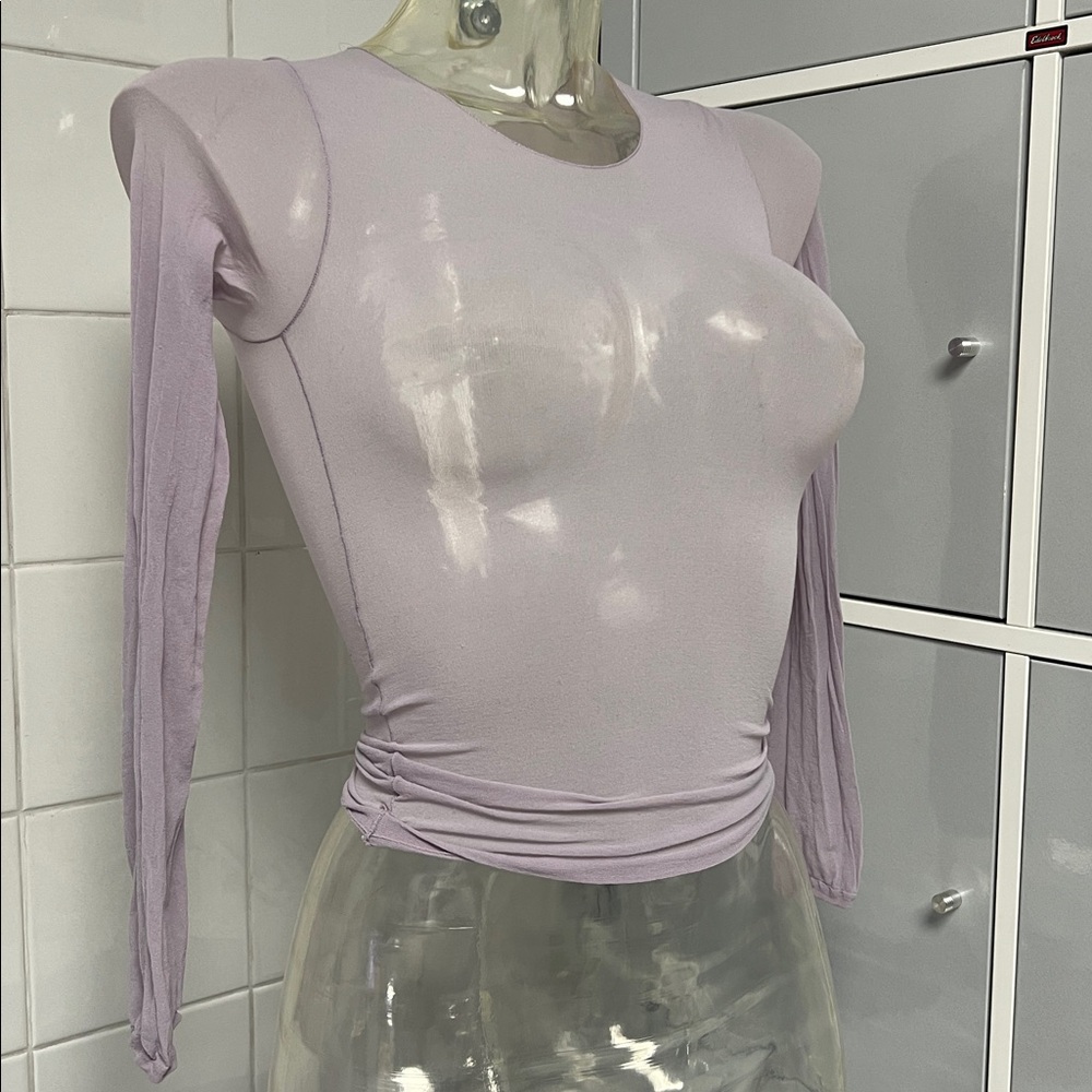 Sheer Lavender Stocking Layer Ballet Top O/S NWOT - Picture 2 of 7